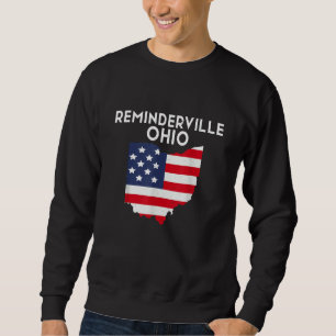 Reminderville Ohio USA Stat Amerika Resa Ohioan Lång Ärmad Tröja