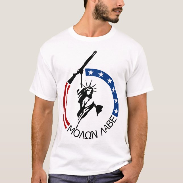 Remington 870 - MOLON LABE T Shirt (Framsida)