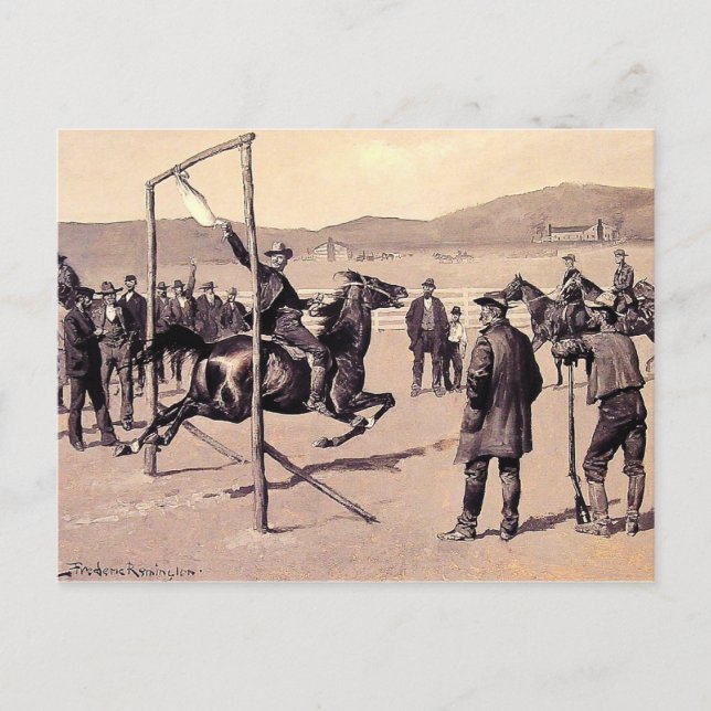 Remington - A Gander pull Vykort (Framsida)