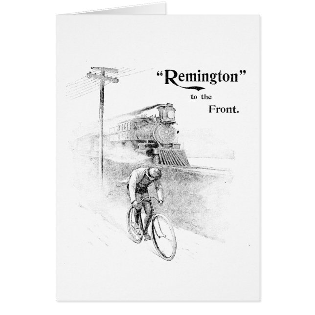 Remington Bicycles Hälsningskort (Framsidan)
