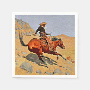 Remington - Cowboy, berömd-målning Pappersservett
