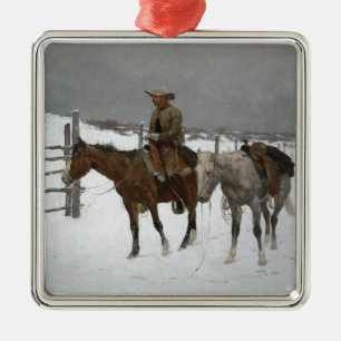 Remington - Cowboyens fall Julgransprydnad Metall