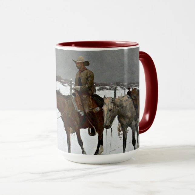Remington - Fall av Cowboyen Mugg (Framsida höger)