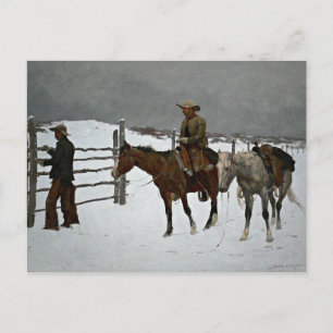 Remington - Fall av Cowboyen Vykort