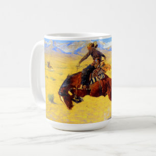 Remington Gammala västern Horse and Cowboy Kaffemugg