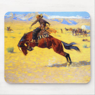 Remington Gammala västern Horse and Cowboy Musmatta