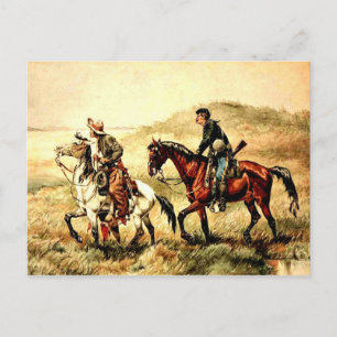 Remington - Kurirerna, Frederic Remington art Vykort