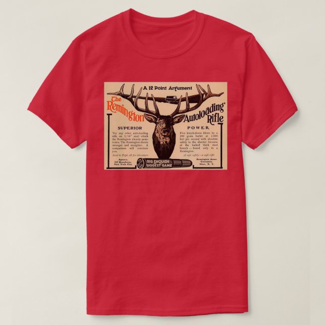 Remington T Shirt (Design framsida)