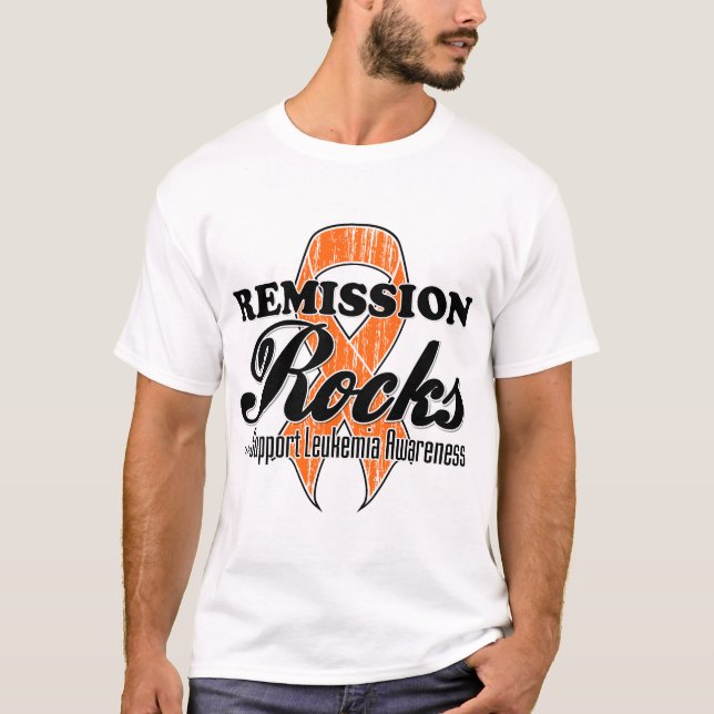 Remission Sten - Leukemi-medvetenhet T-shirt (Framsida)