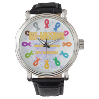 Remissionscancer rosett band armbandsur