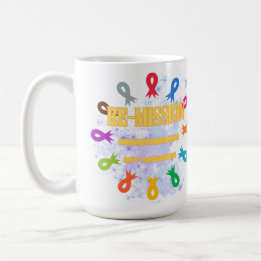 Remissionscancer rosett band kaffemugg