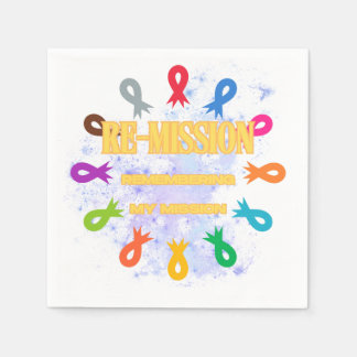 Remissionscancer rosett band pappersservett