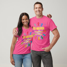 Remissionscancer rosett band t shirt