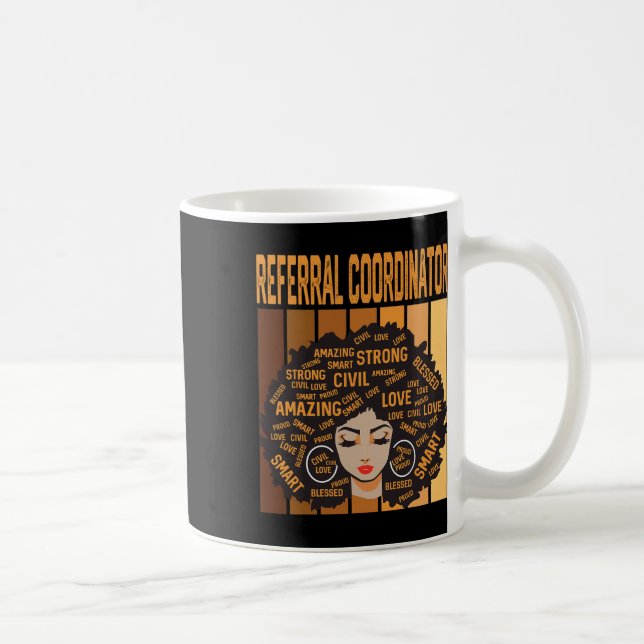 Remisskoordinator Kraftfull Svarta historiemånaden Kaffemugg (Höger)