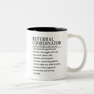 Remisskoordinator Två-Tonad Mugg