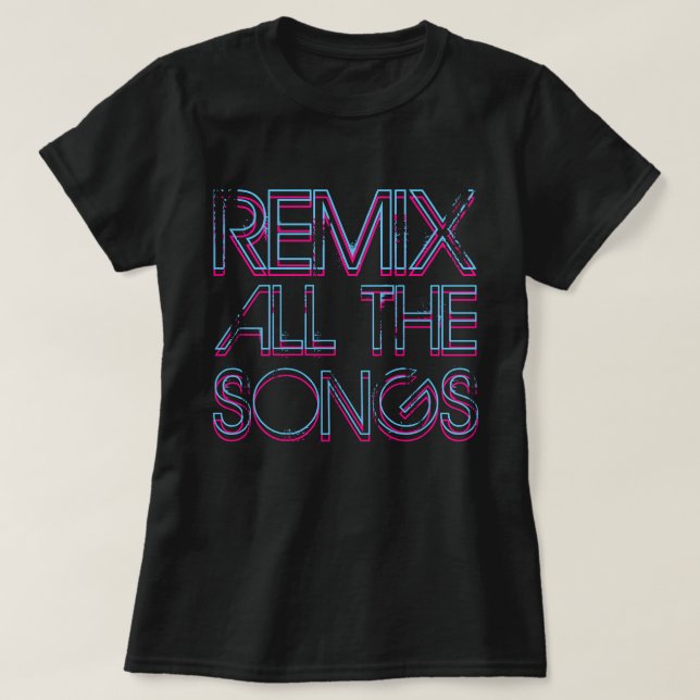 Remix Alla Sång T-shirt (Design framsida)