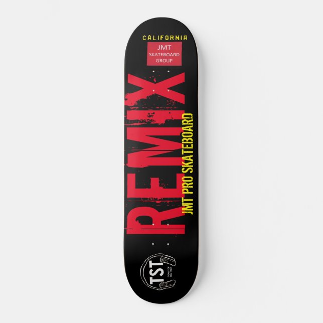 REMIX SKATEBOARDS/JMT USA MINI SKATEBOARD BRÄDA 18,5 CM (Framsida)
