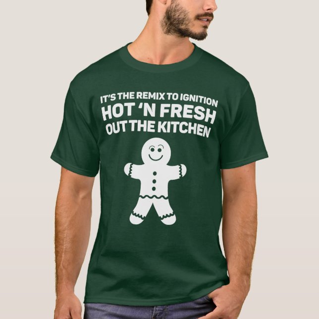 Remix till tändningpepparkakan t shirt (Framsida)