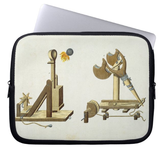 Remmen med "grek avfyrar", pläterar från 'en laptop sleeve (Framsidan)