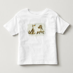 Remmen med "grek avfyrar", pläterar från 'en t-shirt