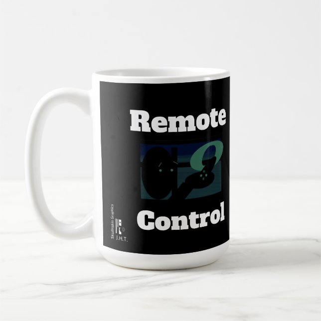 "Remote Control" SKULLNSKIN Grph by J.H. Thornton  Kaffemugg (Vänster)