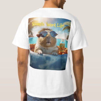 Remote Life Guinea Gris Humor Manar T-Shirt