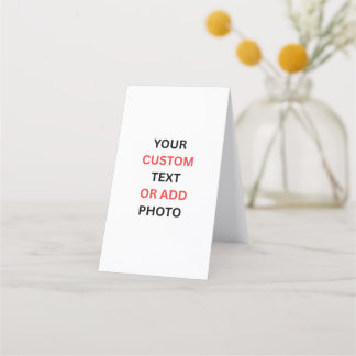 Remove This Design & Add Your Own Design Folded Tidsbeställning Kort