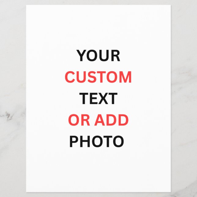 Remove This Design & Add Your Own Design Reklamblad (Framsidan)