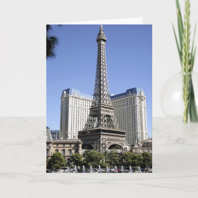 Remsan, Paris Las Vegas, lyxigt hotell Kort (Framsida)