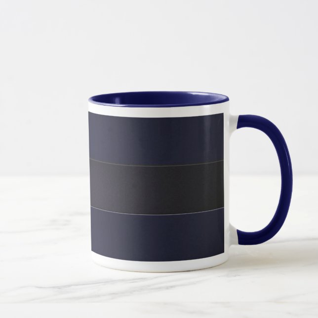 Remsavägg i marinblått mugg (Höger)