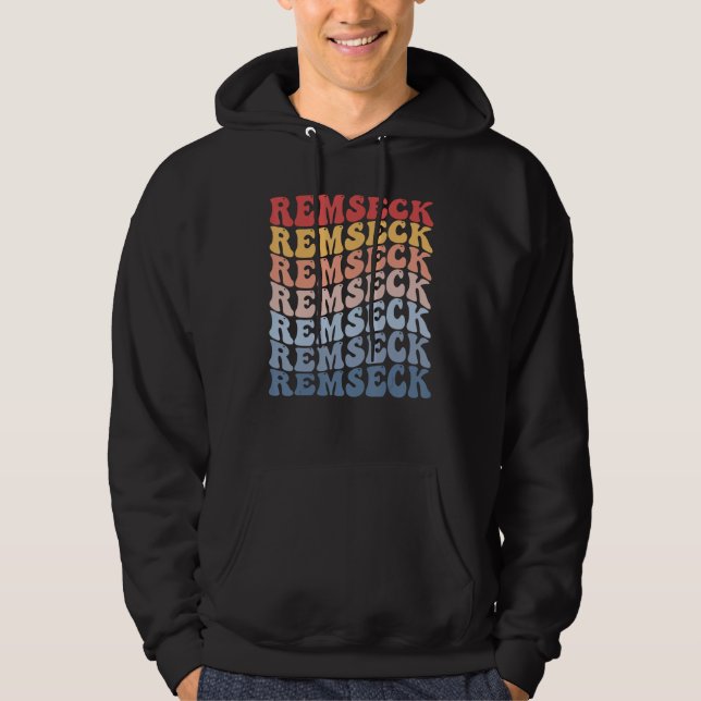 Remseck City Groovy Retro Hoodie (Framsida)