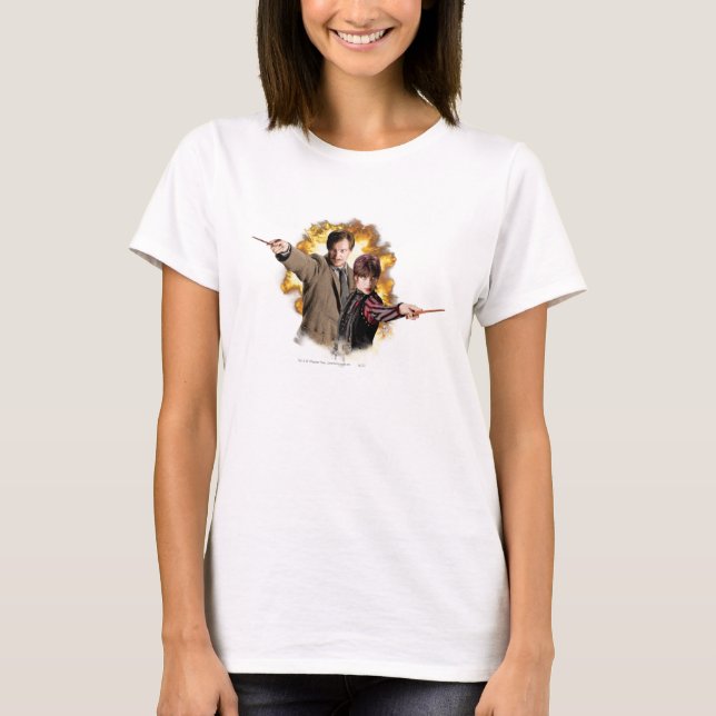 Remus Lupin och Nymphadora Tonks-Lupin T Shirt (Framsida)