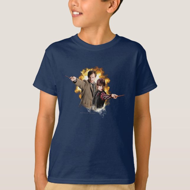 Remus Lupin och Nymphadora Tonks-Lupin Tee (Framsida)