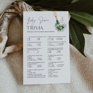 REMY Baby Trivia Baby Shower Game - Poppin Flaskor