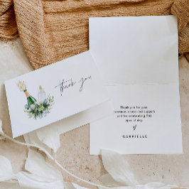 Remy Poppin Flaskor Baby Shower Tack Kort