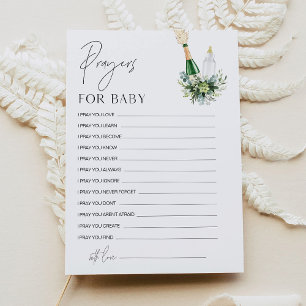 REMY Prayers for Baby Shower Adapter Inbjudningar