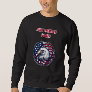 Ren Amerikansk Kraft Patriot Styrka Design Lång Ärmad Tröja