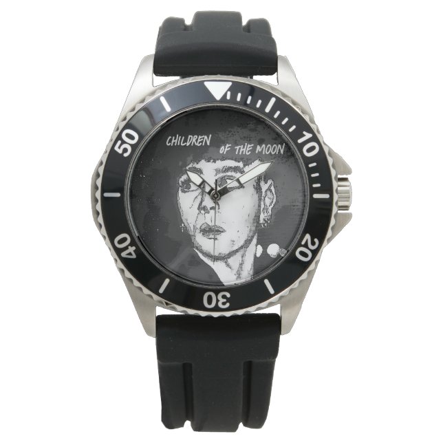 Ren Barn i måne Armbandsur (Framsida)