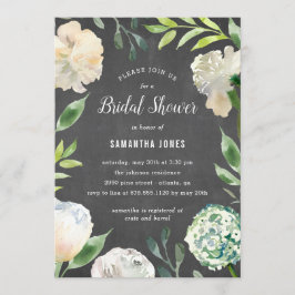 Ren Beauty Chalkboard Shower Party-inbjudan Inbjudningar