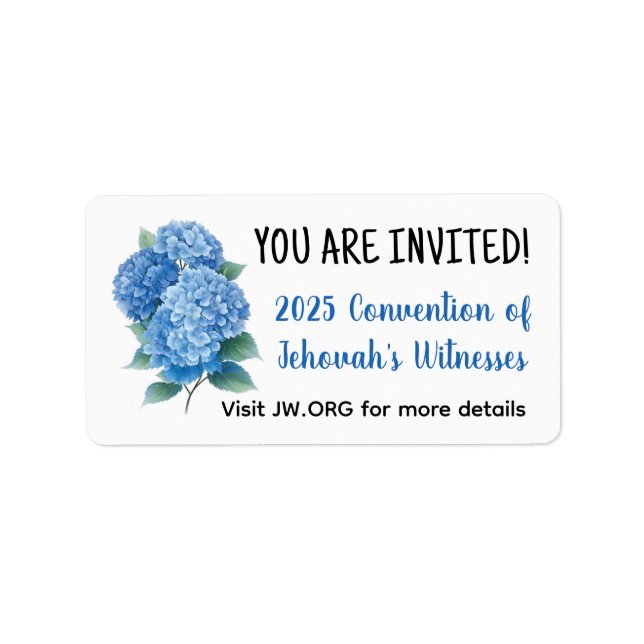 Ren besättning 2025 års konvention | JW Adressetikett (Framsidan)