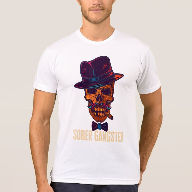 Ren bild med Sober Gangster-säkerhet är nedtryckt T Shirt (Framsida)