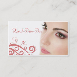 Ren blom- Cosmetologyvisitkort (Pnk) Visitkort