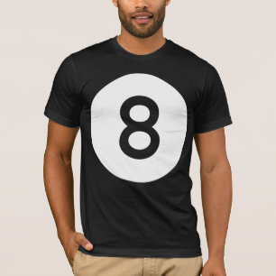 Ren boll 8 boll/åtta - tee shirt