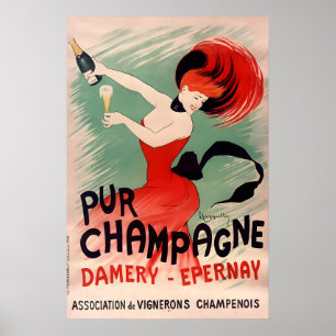 Ren Champagne - Vintage Affisch - Cappiello Affisc