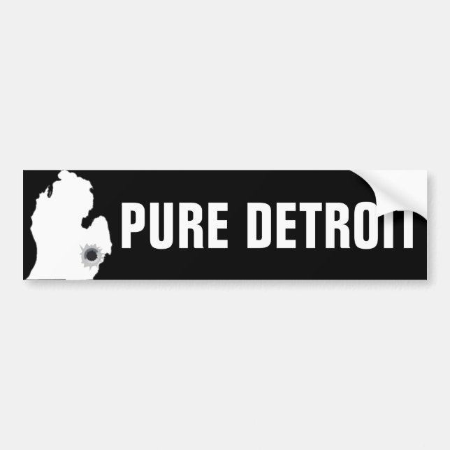 Ren Detroit Bildekal (Framsidan)