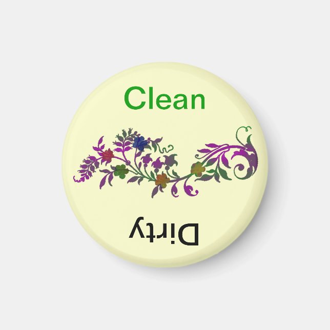 Ren/Dirty Dishwasher #2 Magnet (Framsidan)