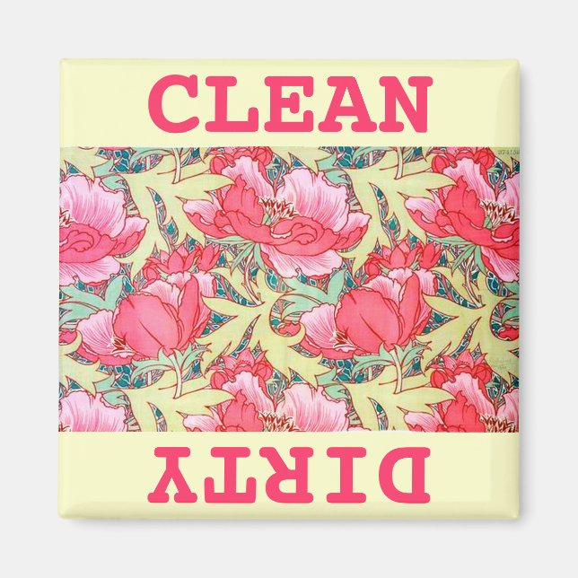 Ren/Dirty Dishwasher Magnet (Framsidan)