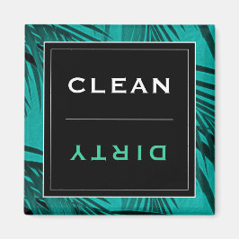 Ren/Dirty Dishwasher | Tropiska Handflatan Magnet