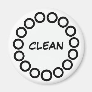"REN" diskaremagnet ("SMUTSA NER " sålt separat), Magnet