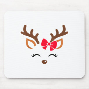 Ren Djur Ansikte Gles Jul Kostym Xmas Pyjamas G Musmatta